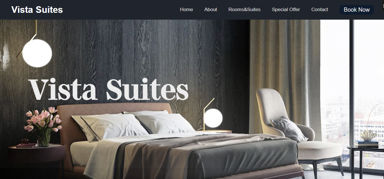 Vista Suites Hotel Website